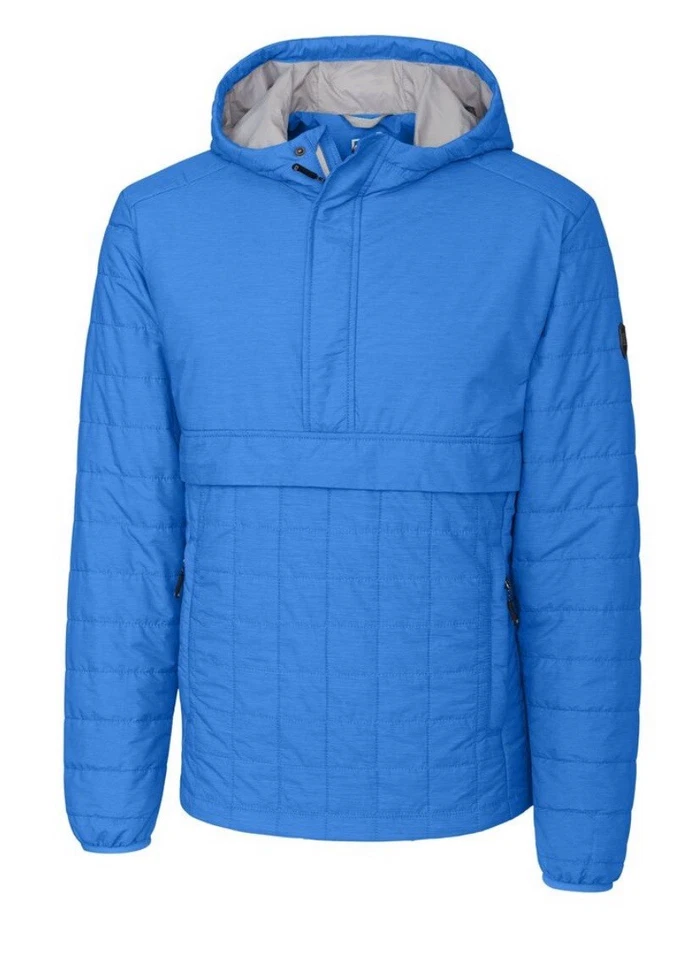 Chaqueta Popover Cutter & Buck Para Hombre Ligera Primaloft Rainier Media Cremallera  Foto 4 de 4