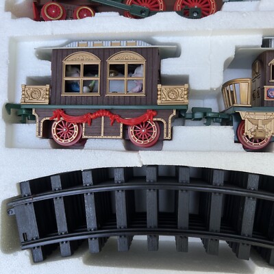 1996 Christmas Magic Express Train Set Hand Painted 1st Edition
