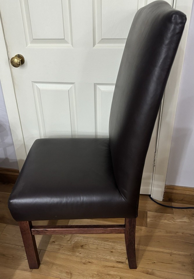 Superb Dining Table & Chairs Set black leather eBay