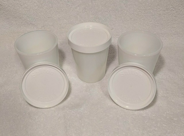 Salton Yogurt Maker Replacement Milk Glass Jars With Lids For Sale Online Ebay