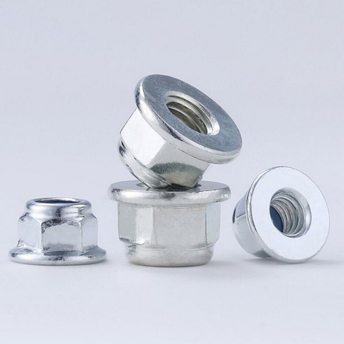 1X Marine Grade Stainless Steel Nylock Nut M6 M8 M10 Flange Insert Lock Nuts A4 - Picture 6 of 18