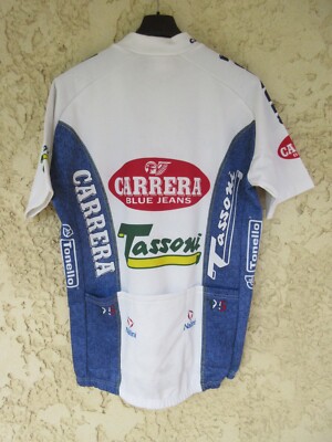Maillot Cycliste Vintage Carrera Tassoni Tour 1995 - Pantani - Taille 7 XXXL