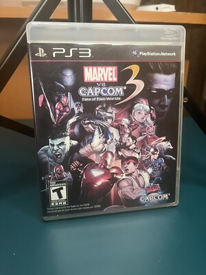 Marvel vs. Capcom 3: Fate of Two Worlds Sony PlayStation 3 PS3 CIB Complete MVC3