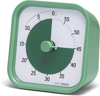 TIME TIMER Home MOD ? 60-Minuten-Visual Timer für Kinder ? Homeschool Supplies 