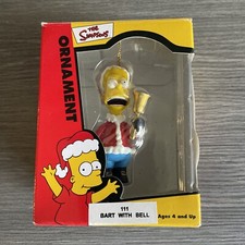 The Simpsons BART With bell Christmas tree ornament. 111