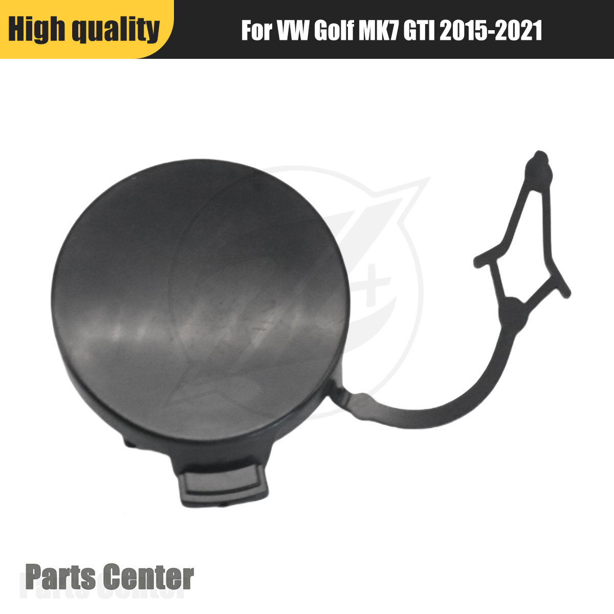 VW Golf MK7 GTI 2015-21 Deep Black LC9X Front Bumper Tow Hook Cover Cap