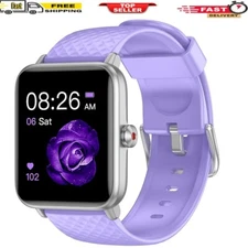 Smartwatch Mujer Bluetooth Compatible iPhone iOS Android - Reloj Inteligente