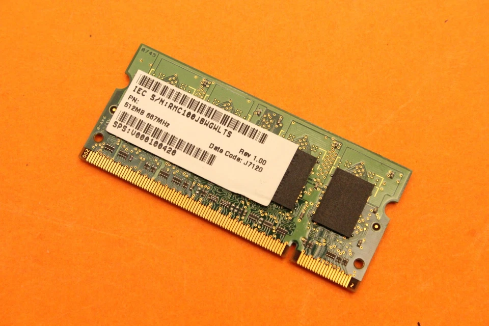 512 MB DDR2 RAM 200-pin SO-DIMM 2Rx16 PC2-5300S Samsung M470T6554EZ3-CE6 - Image 2 of 3