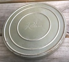 Antique 7 EASTMAN KODAK KODASCOPE reel in a REELANE metal 16mm FILM box case