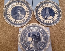 Three Wedgwood Royal Commemorative Plates in boxes