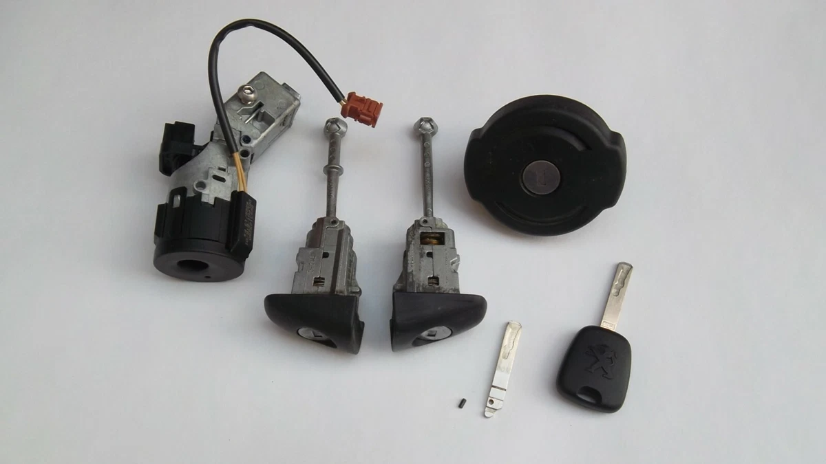 Ignition switch Citroën Berlingo, Partner 2002-2008 with ignition barrels set - PSA - 4162CF