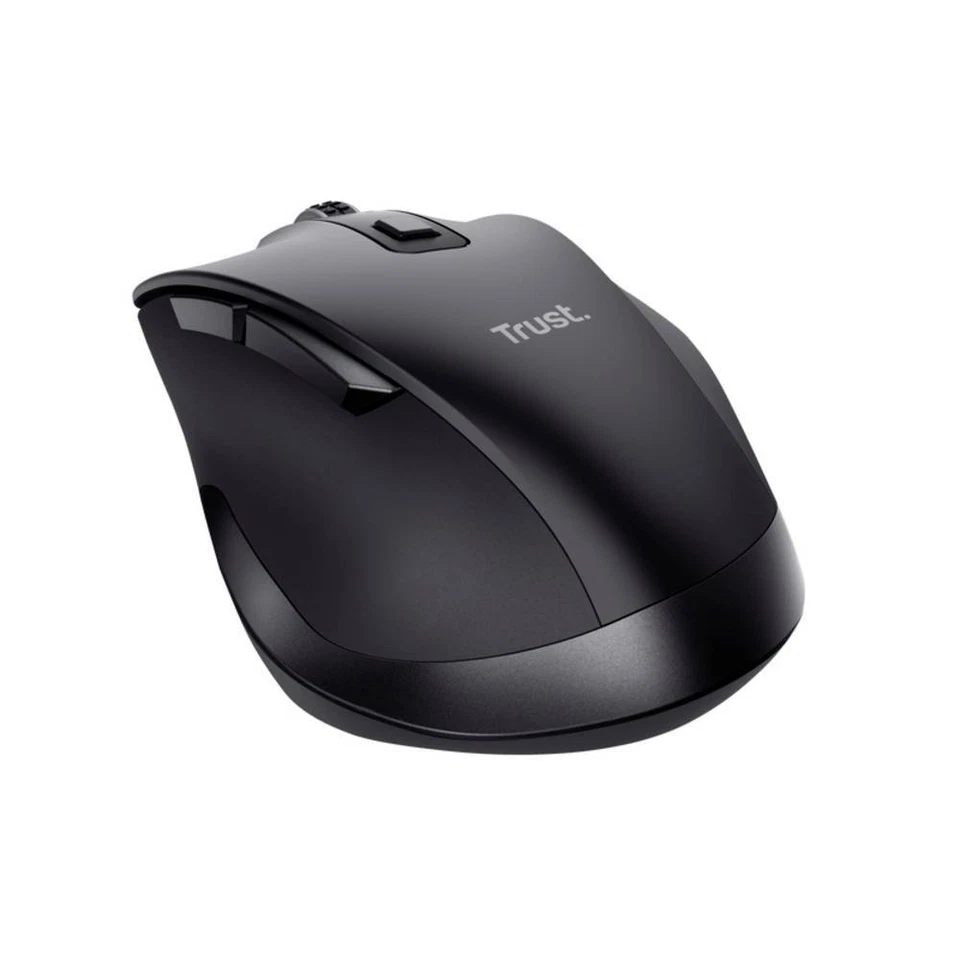 Trust FYDA Ergonomische Maus Funk Optisch Schwarz 6 Tasten 2400 dpi Ergonomisch, - Bild 3 von 4