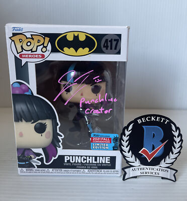 James Tynion IV Signed Punchline DC Comics Funko Pop Beckett QR Code COA 7