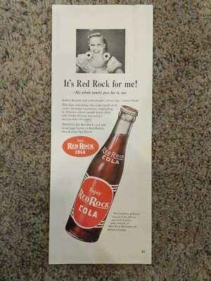 Red Rocks Advertisements Vintage Red Rock Cola original and rare print ad. | eBay