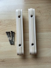 Vintage Pair Of Bakelite Art Deco T Bar Door Handles Complete With Fixing Screws