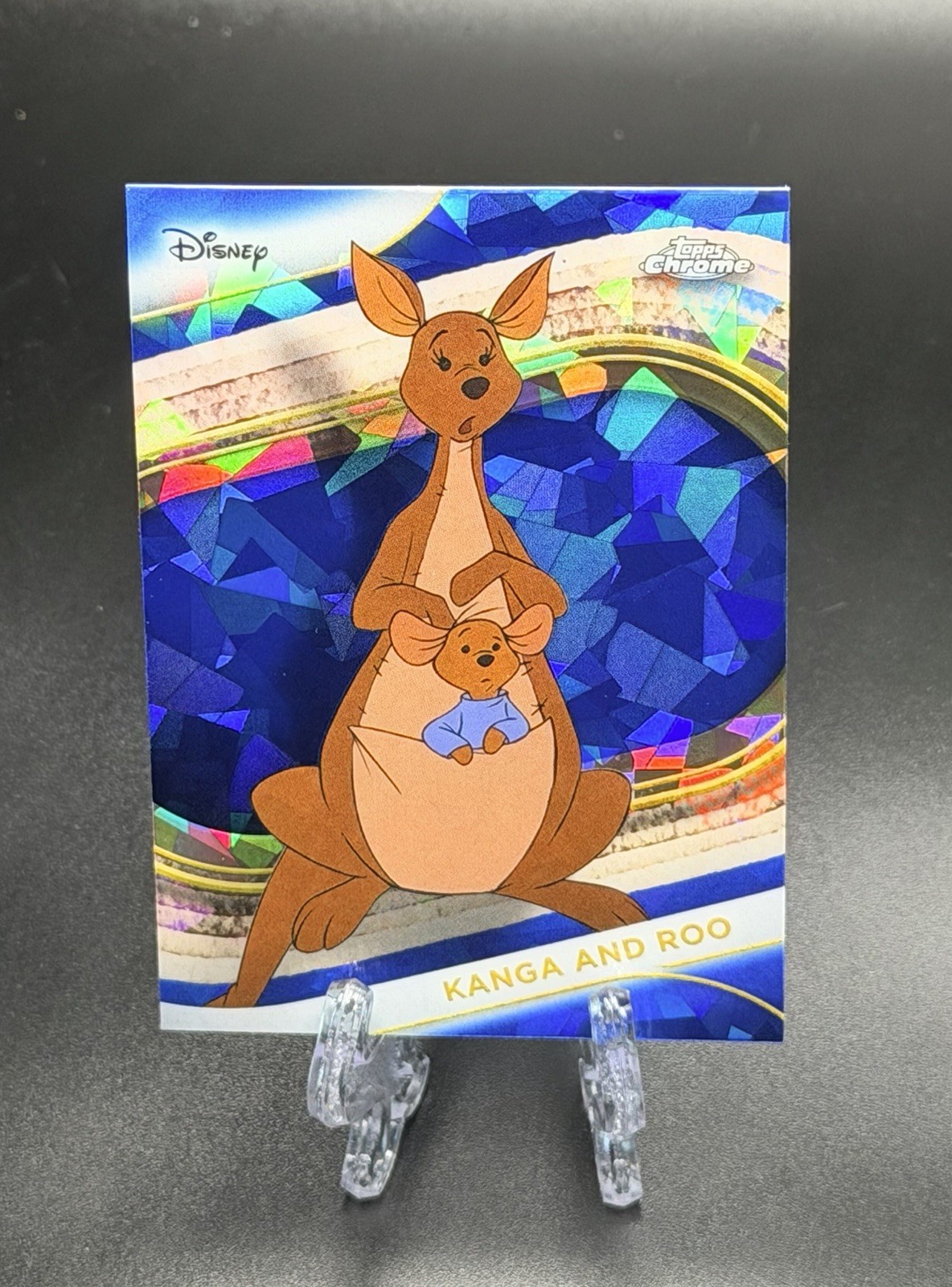 2025 Topps Chrome Disney Sapphire Kanga and Roo #146 Winnie the Pooh