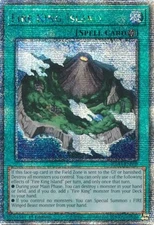 Yugioh! Fire King Island - RA03-EN059 - Quarter Century Secret Rare - 1st Editio