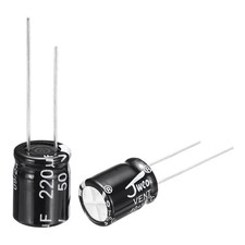 220uF 50V 10x13mm Electrolytic Capacitor Radial Leads Aluminum Capacitors 15Pcs