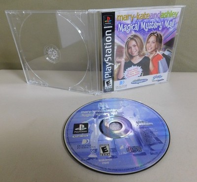 Mary Kate & Ashley Magical Mystery Mall PS1 Video Game VGC Disc Clean ''READ''