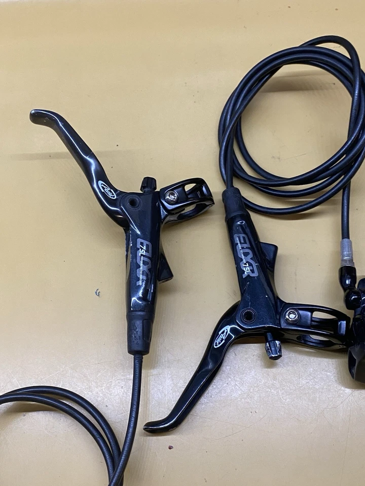 Set freni a disco idraulici anteriori posteriori Black Avid Elixir 7 SL adattatori rotori 185 mm - Immagine 3 di 4