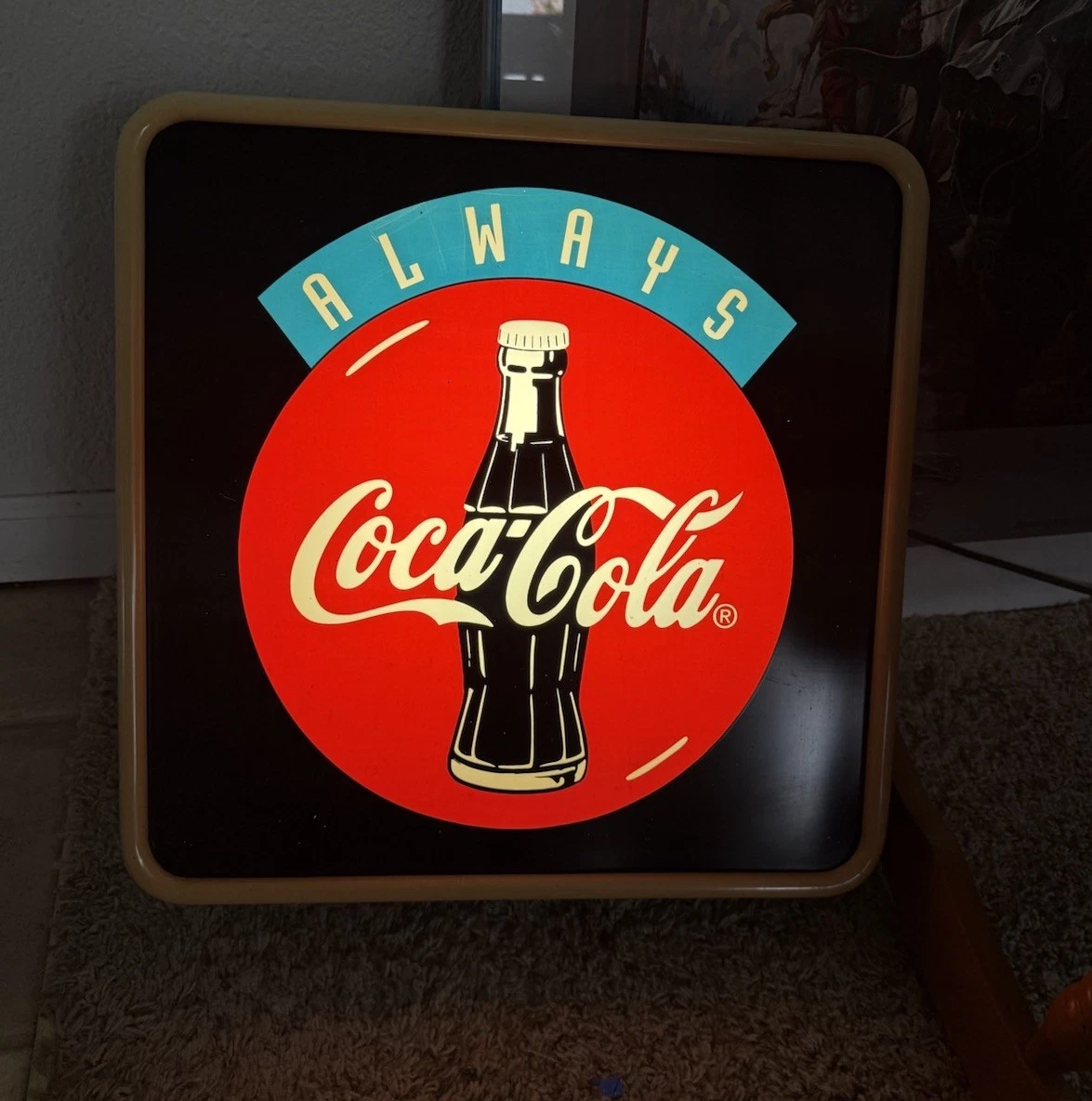 Coca Cola Sign 1990 for sale | eBay