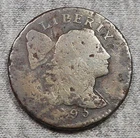 Photo of a 1795-P Large Cent from an eBay listing that sold on Jun 18, 2026