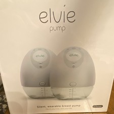 Elvie Silent Wearable Double Electric Breast Pump 2 Pumps White