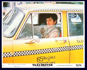 TAXI DRIVER Original Movie Lobby Card Robert De Niro Scorsese NYC Drama Cab NM