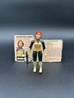 Vintage 1982 GI Joe Scarlett V1 Straight Arms 100% Complete With File Card Nice