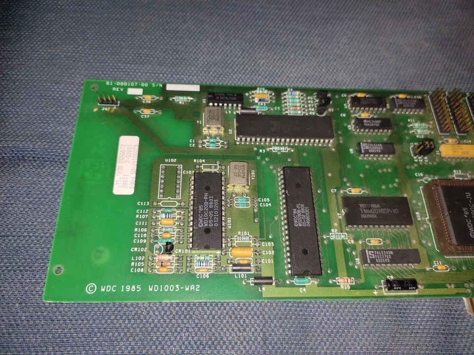 Western Digital WD1003-WA2 ISA MFM & Floppy Controller Card Retro Vintage - Immagine 2 di 4