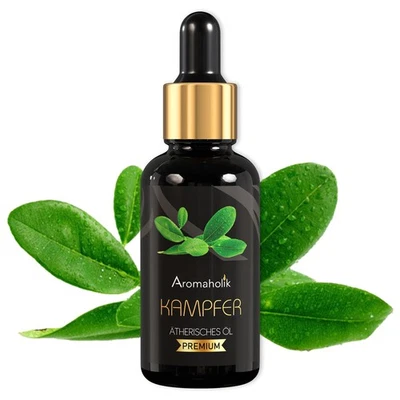 AROMAHOLIK Kampferöl BIO 100% naturrein, Ätherische Öle für Diffuser Camphor Essential Oils