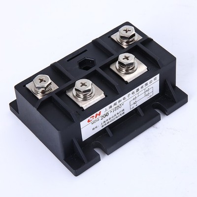 1pcs Full Wave Diode Module Single Phase Bridge Rectifier MDQ-200A 200A 1600V