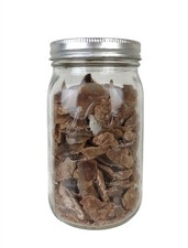 Vintage Mason Jar Filled with Barite Rose Blades Oklahoma Desert Rose Rocks 1970