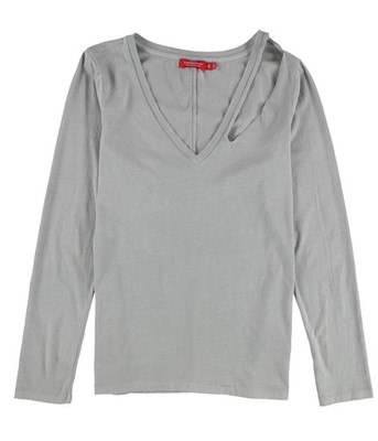 n:philanthropy Womens Vicki Basic T-Shirt, Grey, X-Large
