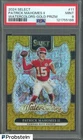 2024 Panini Select Watercolors Gold Prizm Patrick Mahomes II Chiefs 3/10 PSA 9