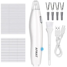 AFMAT Electric Eraser for Artists, 140 Eraser Refills, Rechargeable Electric ...