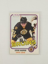 1981-82 O-Pee-Chee Steve Kasper Rookie Boston Bruins #4