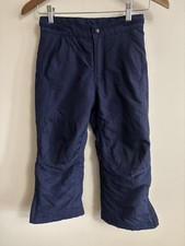 L.L. Bean Youth Size 5-6, Blue Ski Snow Pants Insulated Boys /Girls Kids Unisex