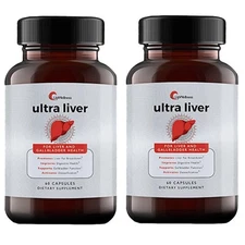 UpWellness Ultra Liver Supplement for Liver Health and Gallbladder Support -2 PC
