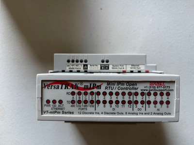Used  Sixnet VersaTrak mIPm Open RTU/Controller