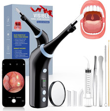 Electronic Tonsil Stone Remover with Camera, Tonsil Stone Removal Kit, 3 Suction