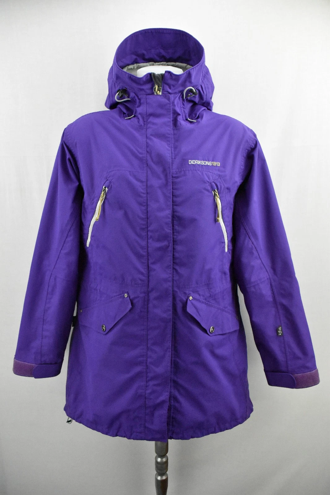 DIDRIKSONS Parka Jacket Storm System Dry2 Waterproof Hooded Womens Coat 42