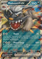 MABOSSTIFF EX SVP086 SCARLET & VIOLET POKEMON (PROMO ULTRA RARE, NM)