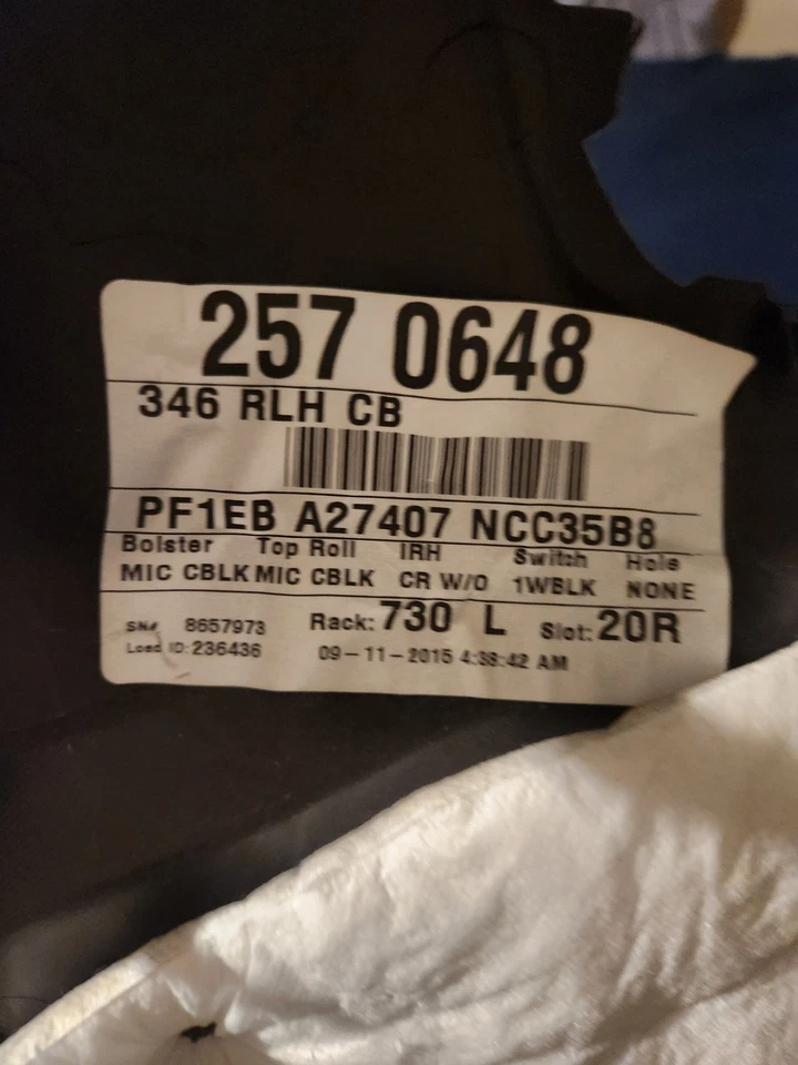 Ford Focus 2015-2018 OEM puerta trasera izquierda lado del conductor panel interior cubierta moldura Foto 3 de 3