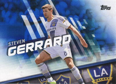 TOPPS STEVEN GERRARD LA GALAXY LIVERPOOL ROOKIES PARALLELS CARDS Nr MINT +++++