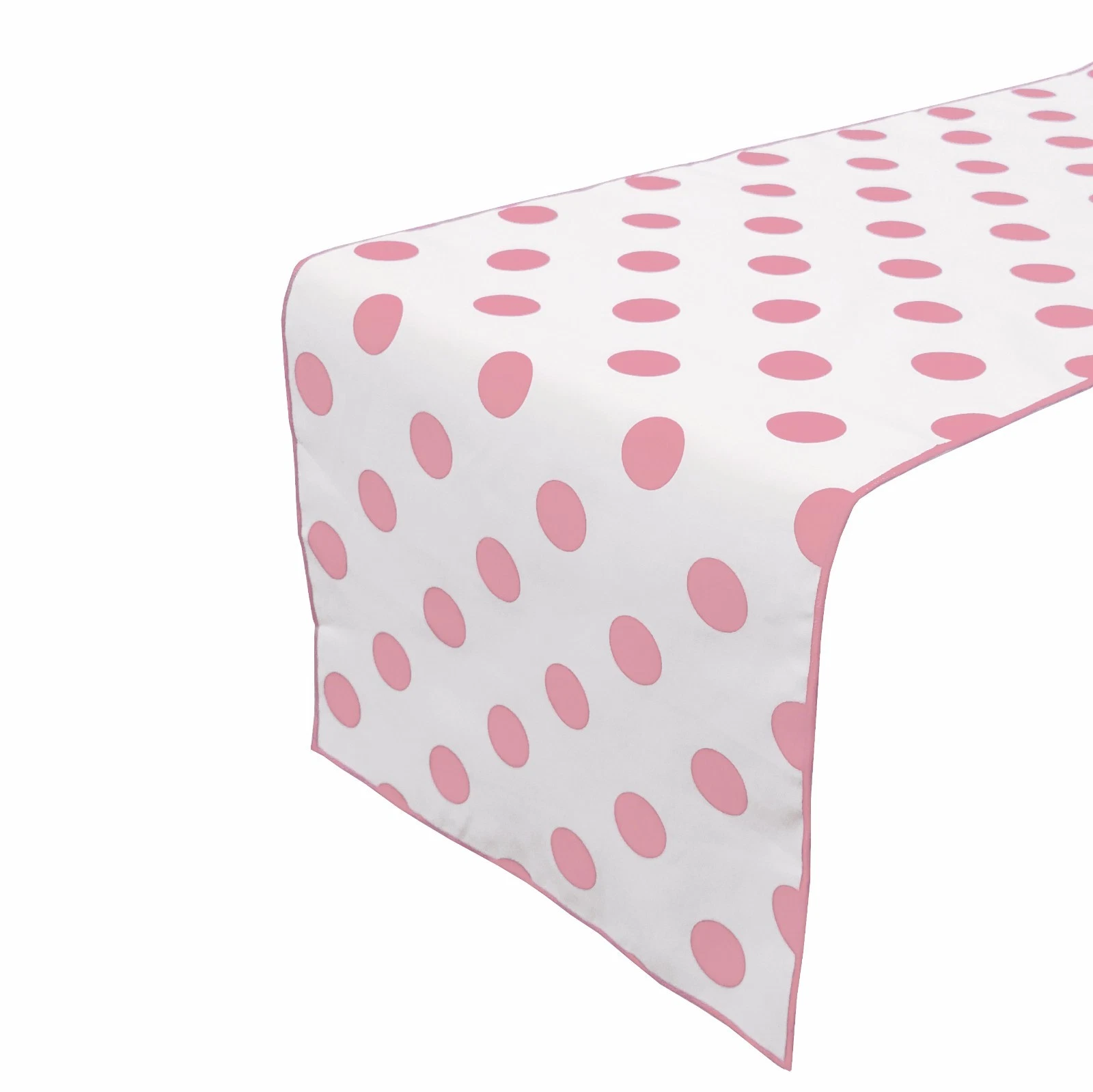 Poly Cotton Polka Dots Table Runner for Kitchen Dining Room Home Decor