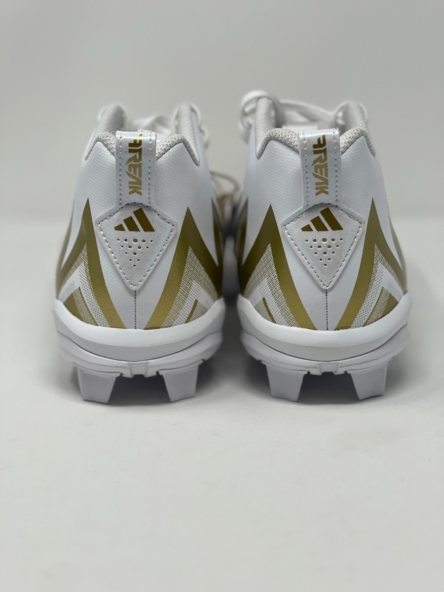 Adidas Freak Spark MD 23 White/Gold Football Cleats HP7711 