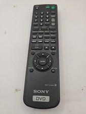 Sony RMT-D128A DVD Remote Control OEM Genuine Original Tested Works Black Used 