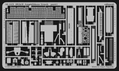 Eduard Accessories 35519 - 1:35 Dukw Amphibious Truck - Ätzsatz - Neu