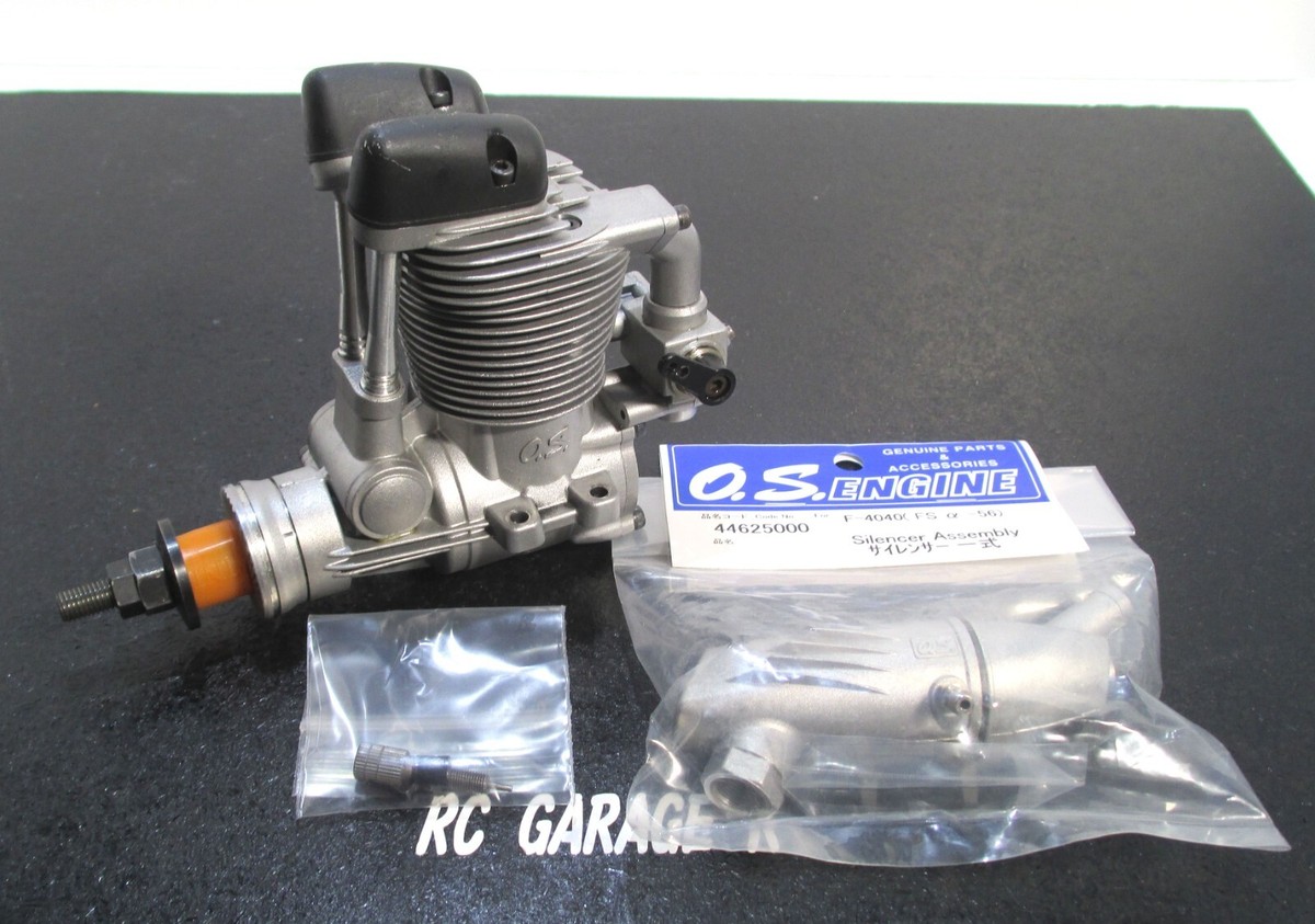 FS-62V cycle glow engine for R/C airplane with muffler, used  f/s